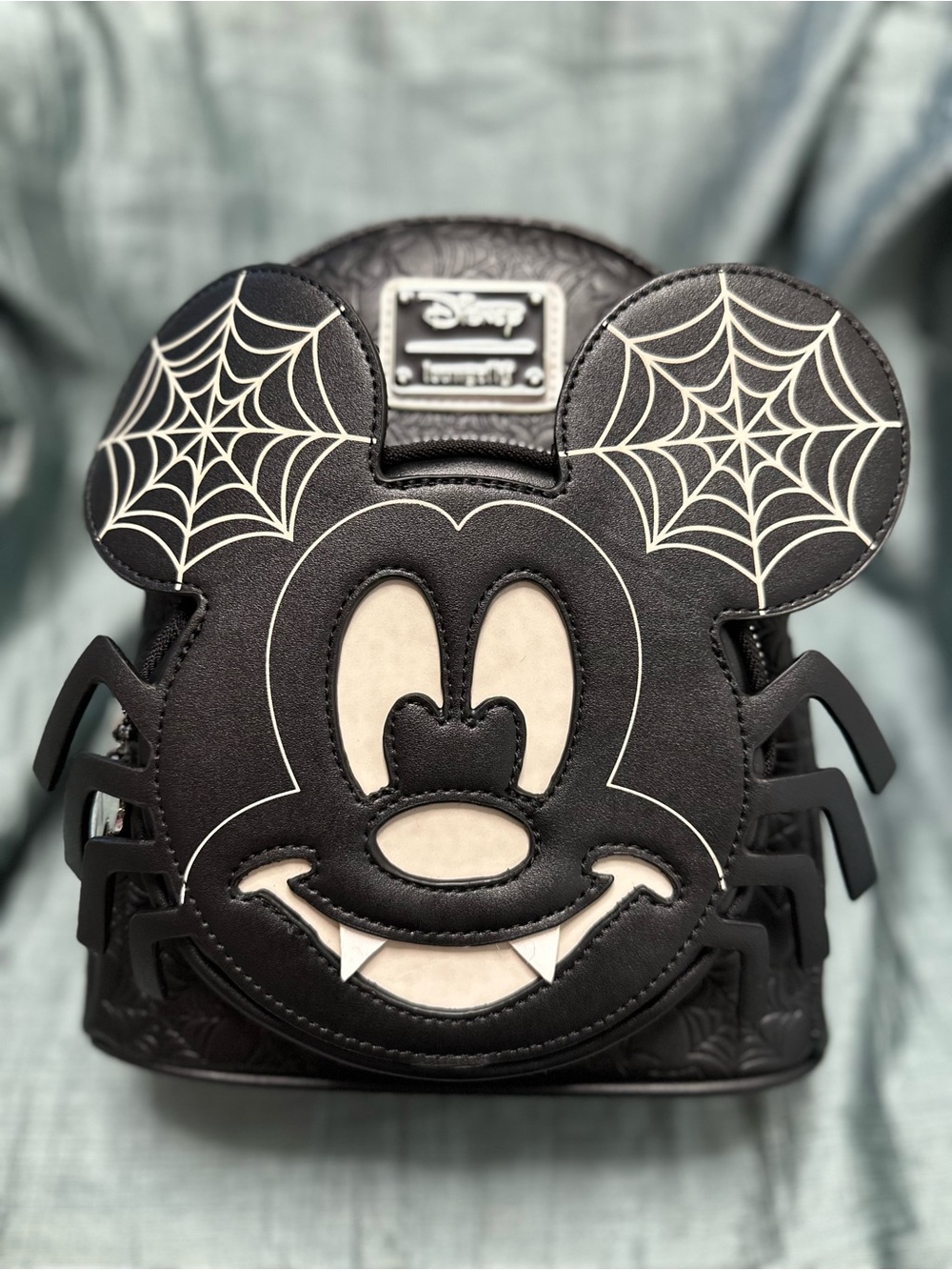 Loungefly Disney Spider Mickey Glow in the Dark Mini Backpack